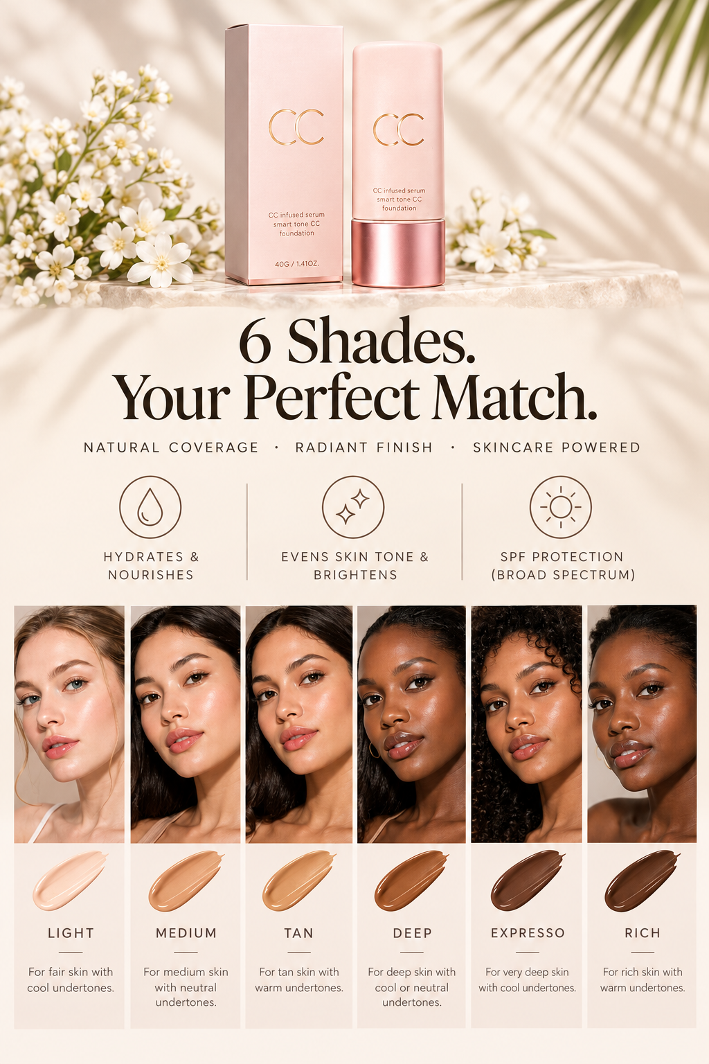 Skin Glow Cream – Redness Coverage & Natural Finish